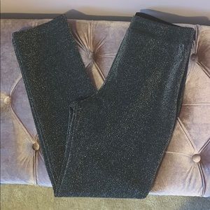 H and M sparkly straight leg pants